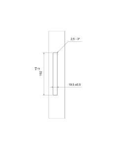 MANILLA ENRASADA TITAN BLANCO REF 03441001 2
