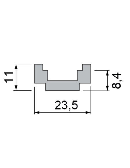 CALZO PARA CIERRE MULTIPUNTO REF 140-24-EZ (3601404) (SOPENA 0756513)