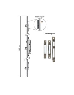CERRADURA MULTIPUNTO PICAPORTE Y PALANCA BASCULANTE...