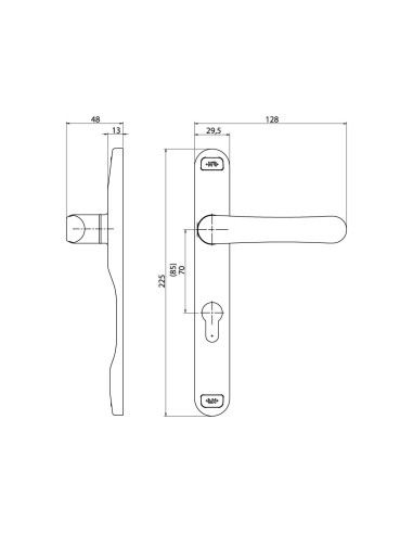 MANILLA PRESTIGE RECUPERABLE ESCUDO LARGO JUEGO...