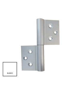 BISAGRA ANCLAJE DIRECTO EJE RECTO BLANCO REF D-1034