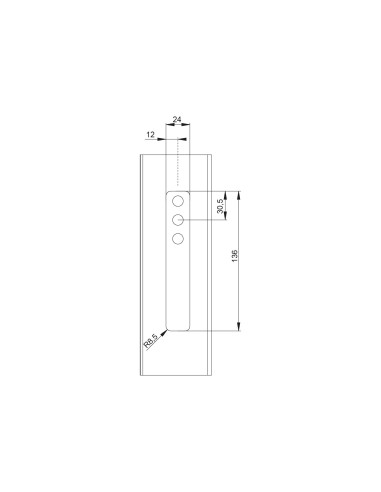 TIRADOR EMBUTIDO FAST LOCK ATORNILLADO BLANCO...