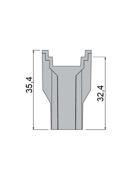 CALZO PARA CIERRE MULTIPUNTO REF 1700P/35