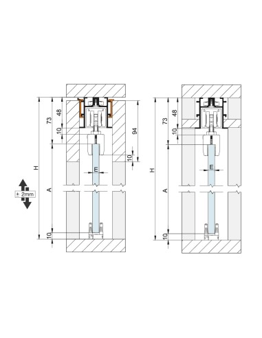 Conjunto perfil Funda FT   STAR. Montaje entre...