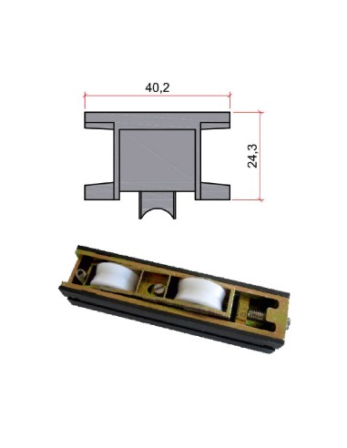 RUEDA B-3-19 ESPECIAL ZAMAK REGULABLE...