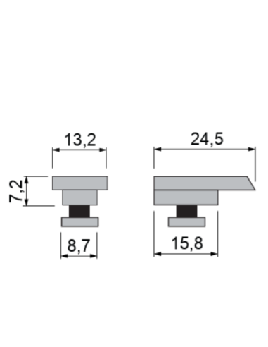 CONTRACIERRE S/TECKNICA ALUMED REF TK2 (ALUMED...