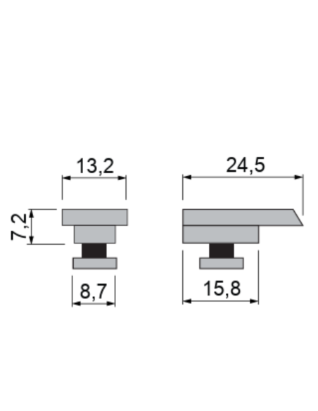 CONTRACIERRE S/TECKNICA ALUMED REF TK2 (ALUMED 2080)