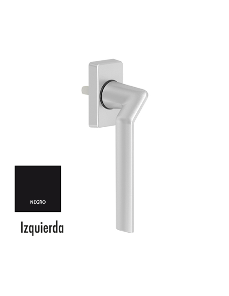 MANILLA LAMBDA MULTIFUNCION PRO ACODADA IZQUIERDA LACADO NEGRO  REF 712502