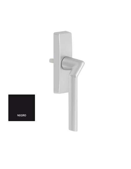 MANILLA LAMBDA MULTIFUNCION ACODADA REFORZADA IZQUIERDA LACADO NEGRO REF 711702