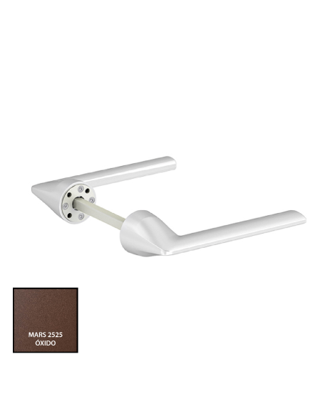 MANILLA MINIMALISTA LAMBDA RECUPERABLE (JUEGO) LACADO RAL MARS 2525 REF 777893