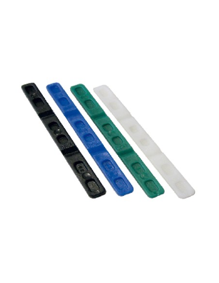 CALZO ACRISTALAR 10X100X5 VERDE (1000 UDS/CAJA) REF 400898