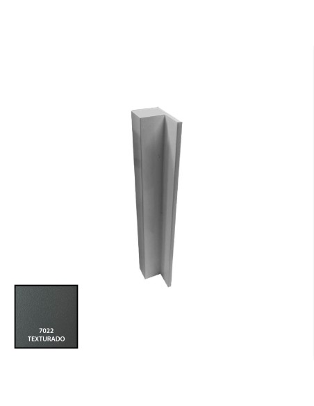 TIRADOR EXTERIOR MINIMALISTA EDGE 210MM PUERTA 7022 TXT REF EDGE210X