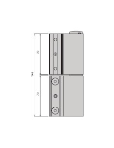 BISAGRA TAURUS CE LACADO INOX REF A011X93 2