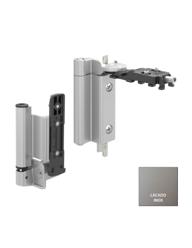 BISAGRA CLX HOJA PASIVA (JUEGO) LACADO INOX...