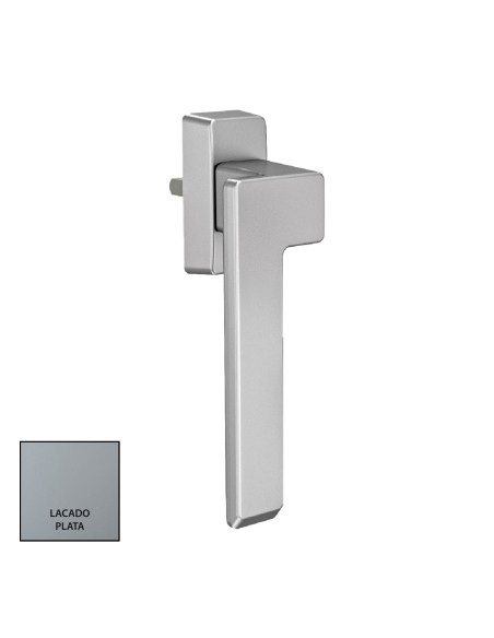 MANILLA DELTA MULTIFUNCION ACODADA IZQUIERDA LACADO PLATA REF 702591