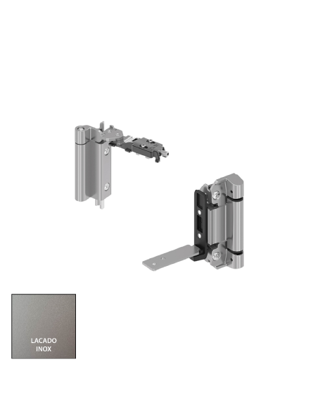 BISAGRA HOJA PASIVA (JUEGO) LACADO INOX REF B111493