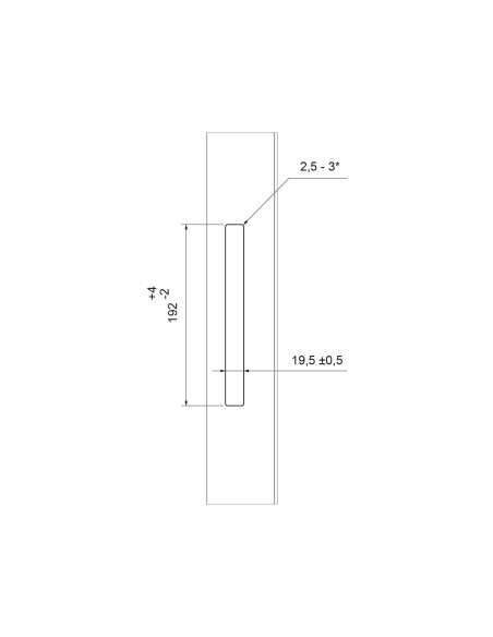 MANILLA ENRASADA TITAN LACADO INOX REF 03441093