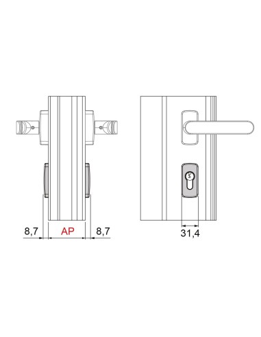 EMBELLECEDOR SIRIUS LACADO INOX REF A050802993