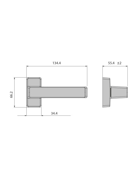 MANILLA DELTA RECUPERABLE JUEGO LACADO INOX REF 700593