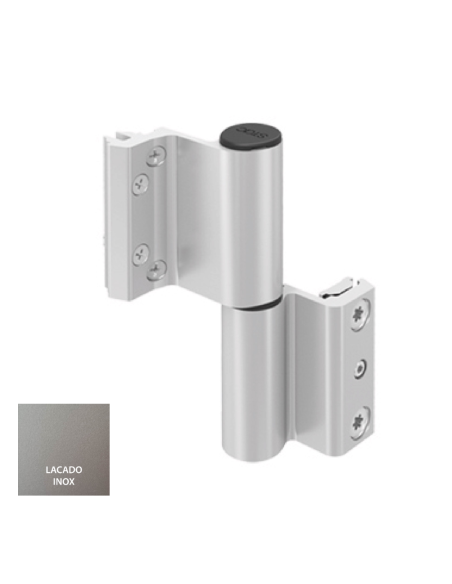 BISAGRA ACRUX  CANAL 16  LACADO INOX IZQUIERDA REF 017I93