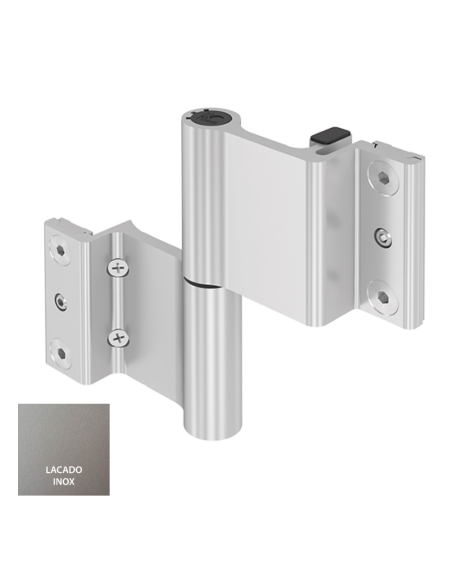 BISAGRA CARINA 4  HOJA CE LACADO INOX DERECHA REF 018D93