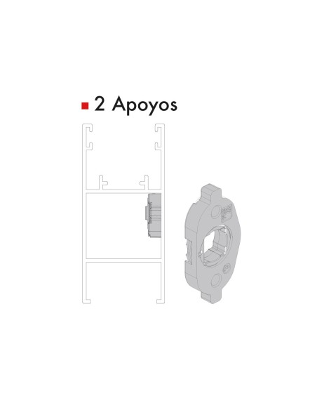 PIEZA FLOTANTE MINIMALISTA DOS APOYOS REF 0407306F1R