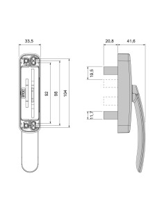CREMONA SIRIUS SLIM PRACTICABLE 2 PALAS BLANCO REF A0790S01 2