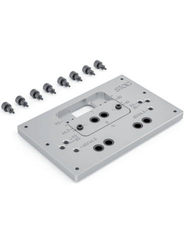 PLANTILLA DE TALADRO REGULABLE BISAGRA ARIES...