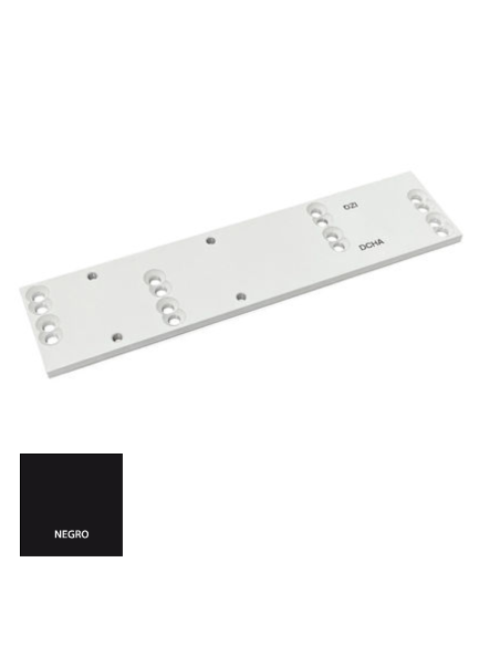 PLACA ADAPTACION PARA SUSTITUCIONES CIERRAPUERTAS TS 1500 G NEGRO REF 155506