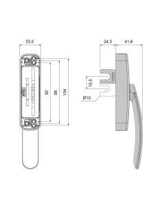 CREMONA SIRIUS SLIM OSCILO LACADO PLATA REF 1154S91 2