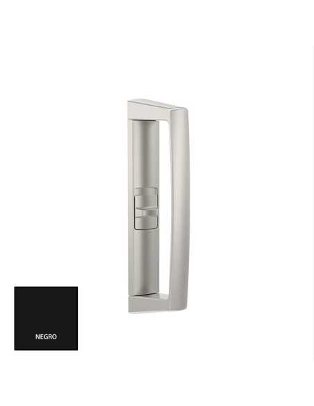 TIRADOR CORREDERA TITAN PARA CIERRE DE EMBUTIR NEGRO REF 03430002