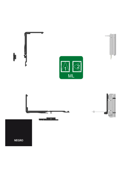 KIT BASE CLASSIC  MANIOBRA LOGICA  NEGRO  REF 112302