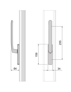 MANILLON SIRIUS ELEVABLE PARA LLAVE BLANCO REF 231101 2