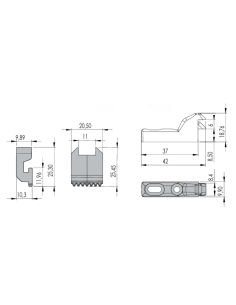 GANCHO PARA CIERRE FENIX Y DRACO (MICROVENTILACION)...