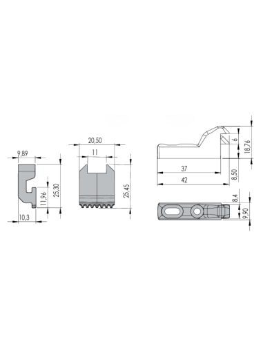 GANCHO PARA CIERRE FENIX Y DRACO...