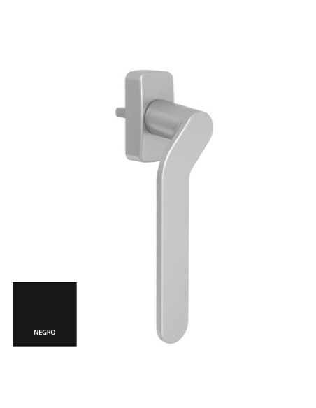MANILLA SIRIUS MULTIFUNCION ACODADA IZQUIERDA NEGRO REF 077802