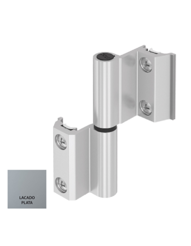 BISAGRA CARINA CE PLETINA Y EJE INOX LACADO...