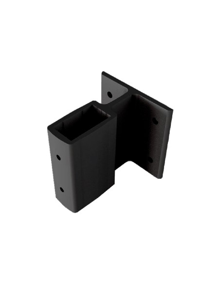 SOPORTE DE ALUMINIO 40X20 DESPLAZADO NEGRO REF 5081 