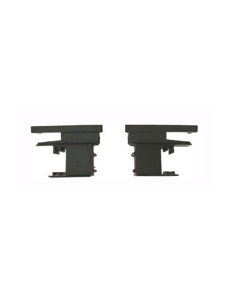 TAPA PERFIL INVERSOR NUEVA V-94 NEGRA DOBLE CANAL JGO. CON AGUJERO REF TI V94R (SOPENA 0943123)