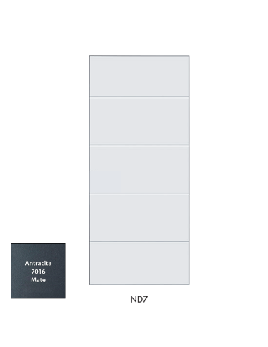 PANEL 4 LINEAS HORIZONTALES - PVC 800X2000X24...