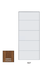 PANEL 4 LINEAS HORIZONTALES - PVC 800X2000X24 EMBERO...