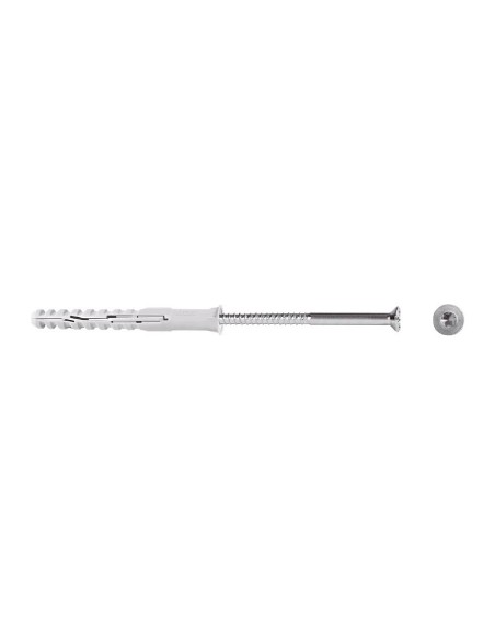 TACO LARGO MULTIMATERIAL MFR SB 10-200 TX AVELLANADO, CON TORNILLO AVELLANADO , CINCADO (50 UDS/C) 910200MFRST50