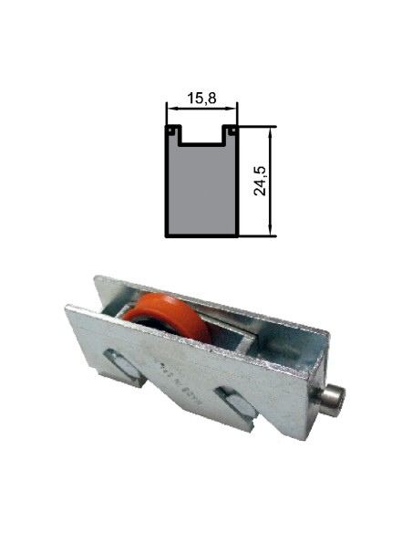 PONER EL CODIGO 3895 A MISMO PRECIO POP / RUEDA S/2300 ANTIGUA ZAMAK REGULABLE RODAMIENTO DE BOLAS