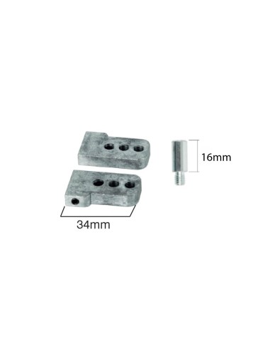 KIT EXTENSOR APERTURA EXTERIOR 16MM, 34MM (JUEGO)