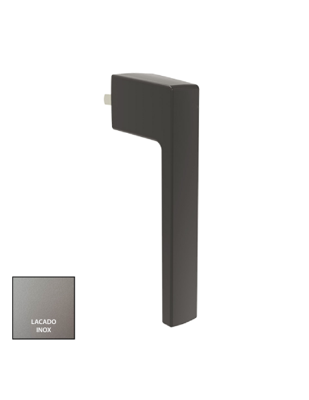 MANILLA MINIMALISTA DELTA CORREDERA Y CANAL 16 (4 PUNTOS DE APOYO) LACADO INOX REF A772193