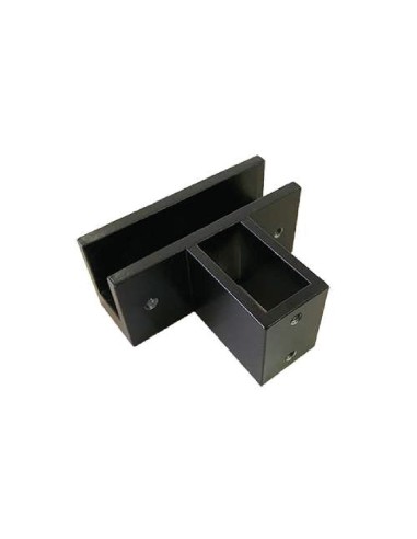 SOPORTE DE ALUMINIO PARA CRISTAL Y TUBO 40X20...