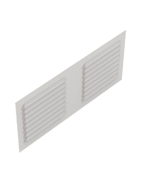 REJILLA 300X150 2 TROQUELES (120X120) ANODIZADO PLATA REF 51530