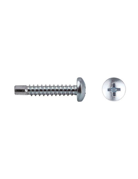 TORNILLO DIN 7981-0 PUNTA GU A CABEZA ALOMADA IMPRONTA PH  4,8X25 MM CINCADO (250 UDS/C