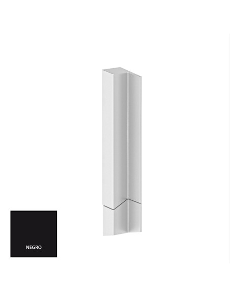 CIERRE MINIMALISTA EDGE 210MM PUERTA DERECHA NEGRO REF EDGE210D