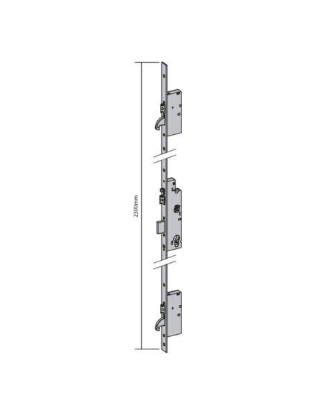 CERRADURA MULTITOP MATIC EXIT PARA ANTIPANICO DE EMBUTIR REF 4P010.35.0